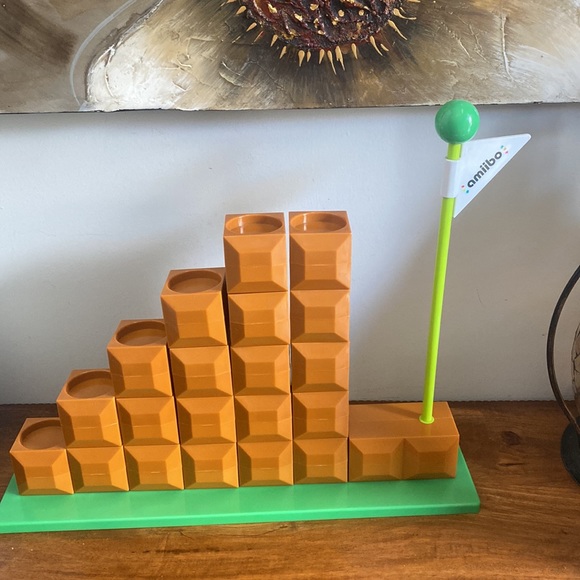 Nintendo Amiibo Super Mario Bros. End Level Display Stand. COMPLETE Set! - Picture 5 of 8